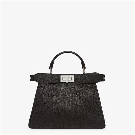 fendi btw small black|Selleria Peekaboo Soft Small .